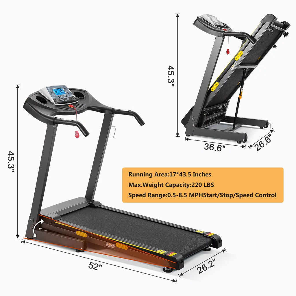 2.5 HP Treadmill with 12% Auto Incline J701004