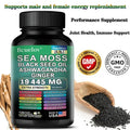 Black Seed Oil Ashwagandha Ginger Capsules 120 Capsules N3734
