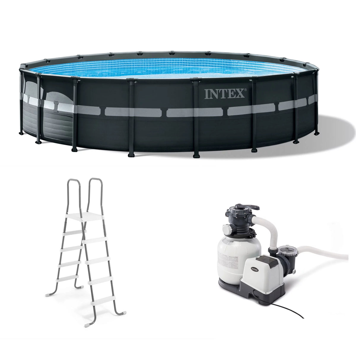 Round Above Ground Pool Set with Filter Pump M6329