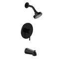 Matte Black Tub and Shower Faucet with Rough-In Valve S9234