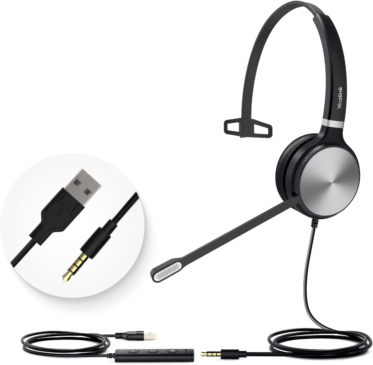 UH36-Mono USB Wired Noise Cancelling Headset with Mic S624227