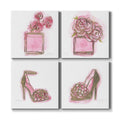 Golden Perfume Gallery Wrapped Canvas 10X10 J147