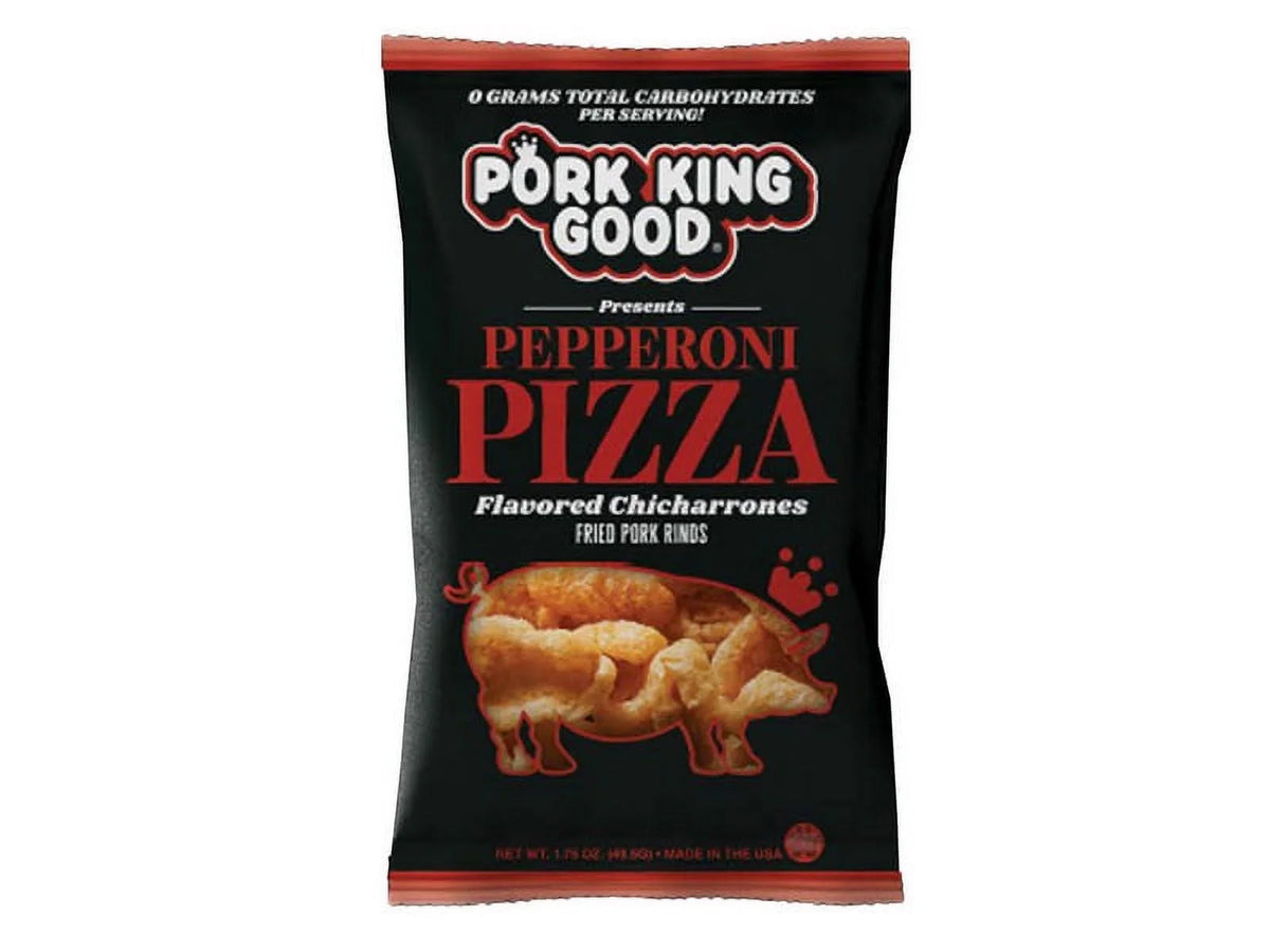 Pepperoni Pizza Flavored Pork Rinds 12/1.75oz Z657