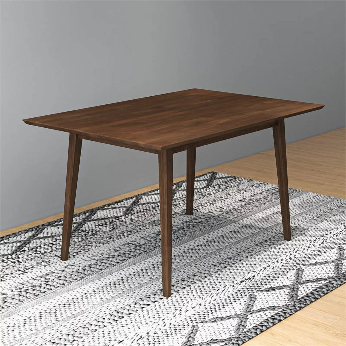 Solid Wood Walnut 47" Rectangular Dining Table I855