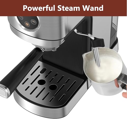 20 Bar Stainless Steel Espresso Machine with Steam Milk Frother O4443
