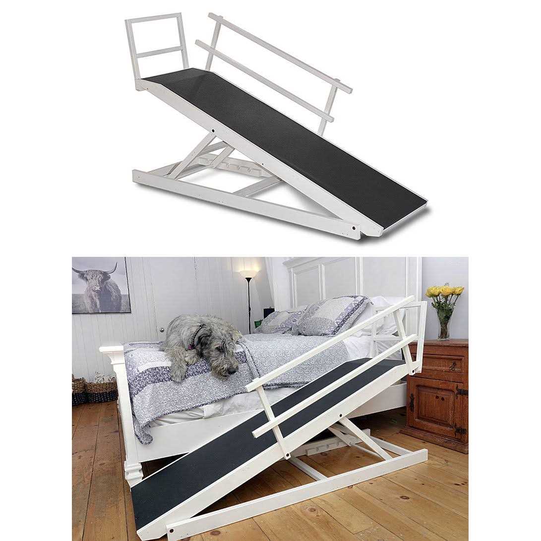 Large Adjustable Height Dog Bed Ramp V928046