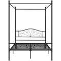 Metal Canopy Bed Frame with Arched Headboard Full K6904