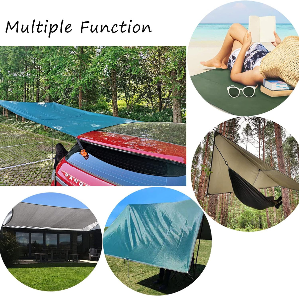 Car Awning Camping Tarp Sun Shelter Pack of 2 P633