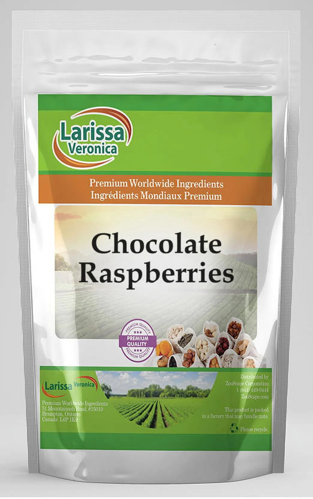 Dark Chocolate Covered Raspberries 8 oz Y54337