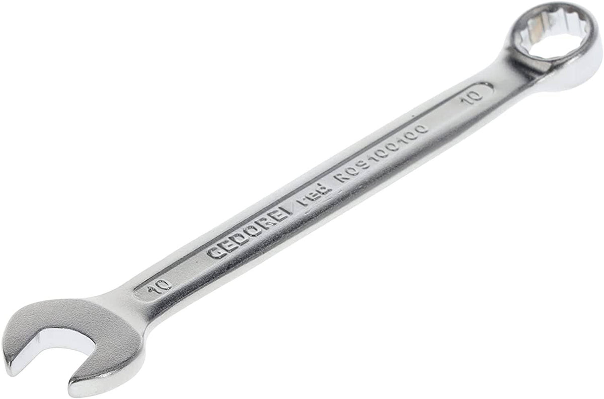Combination Spanner SW 10 mm Chrome Vanadium Steel Silver G95097