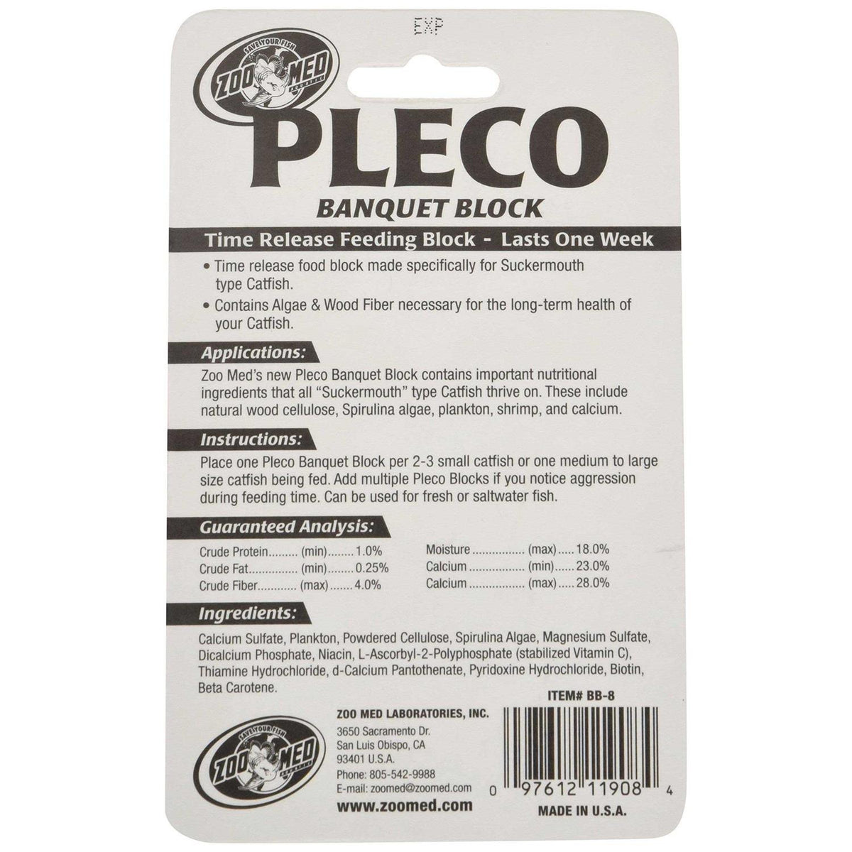Pleco Banquet Block G523008