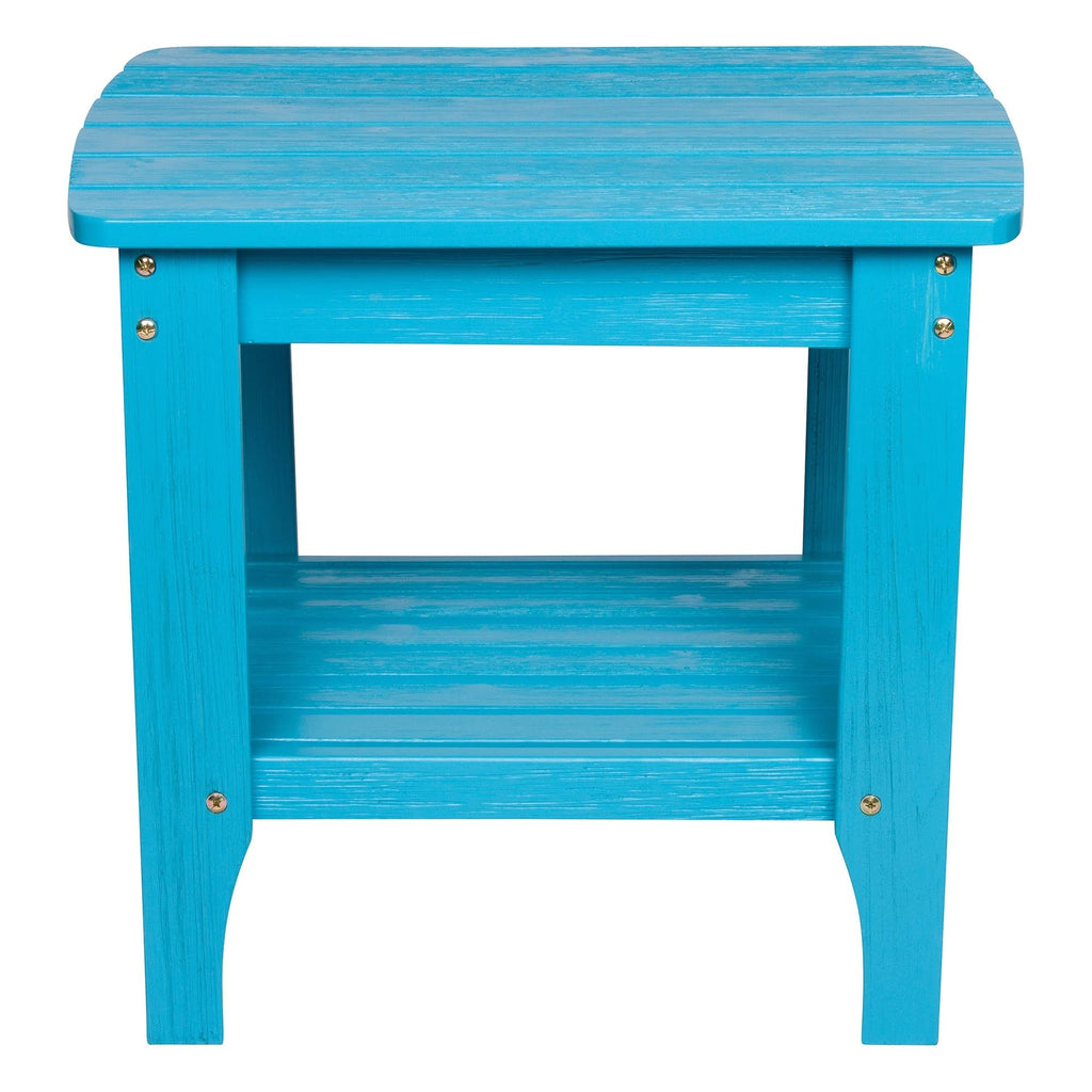 Lime Green Cedar Wood End Table H9589