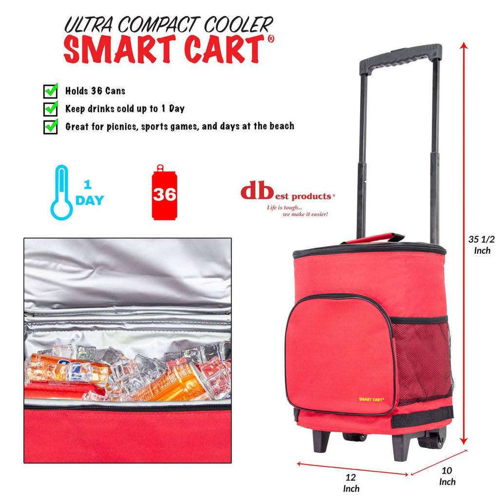 Red Ultra Compact Cooler Cart L3395