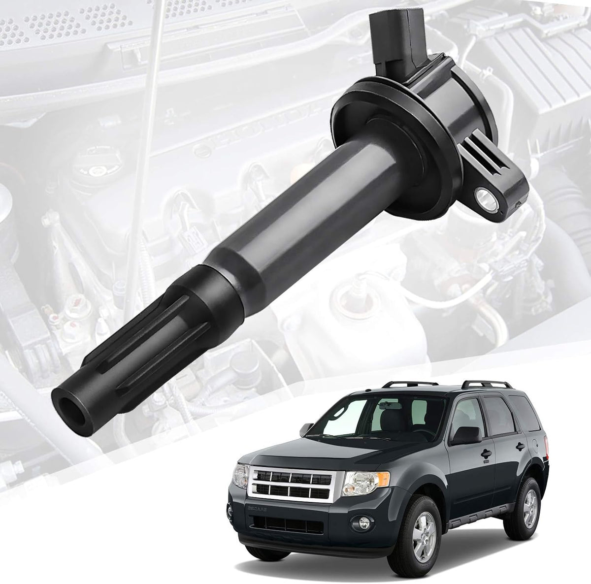 Ignition Coils 6-Pack Compatible with 3.0L V6 E1332