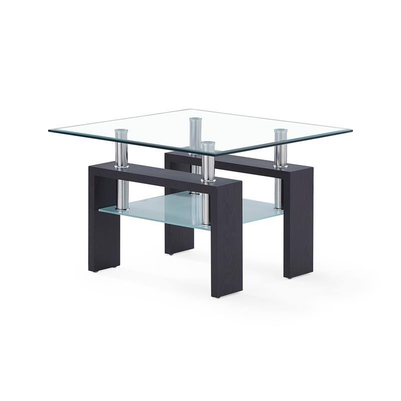 Dark Walnut Finish End Table U55366