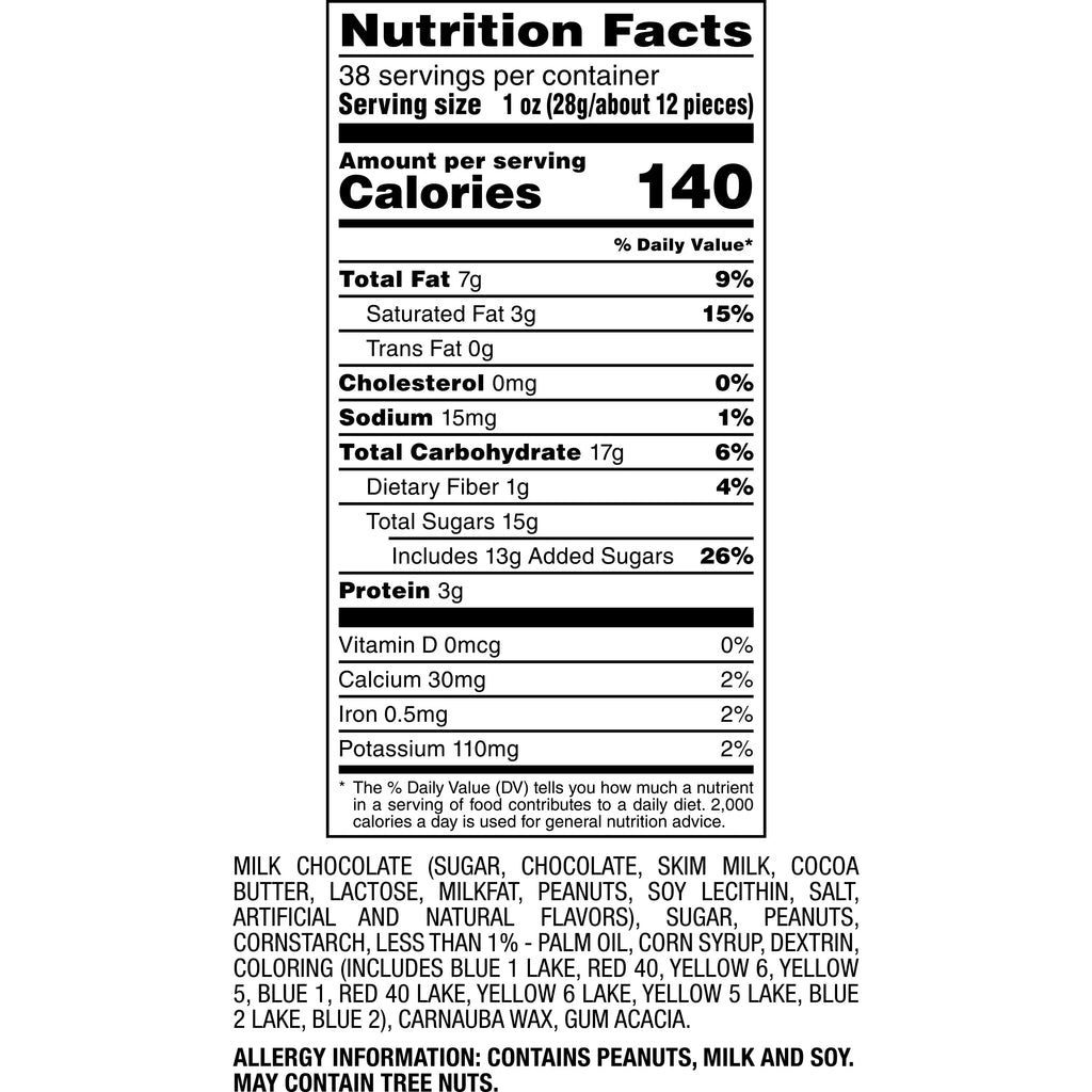 Peanut Milk Chocolate Candy 38 oz Bag H869548