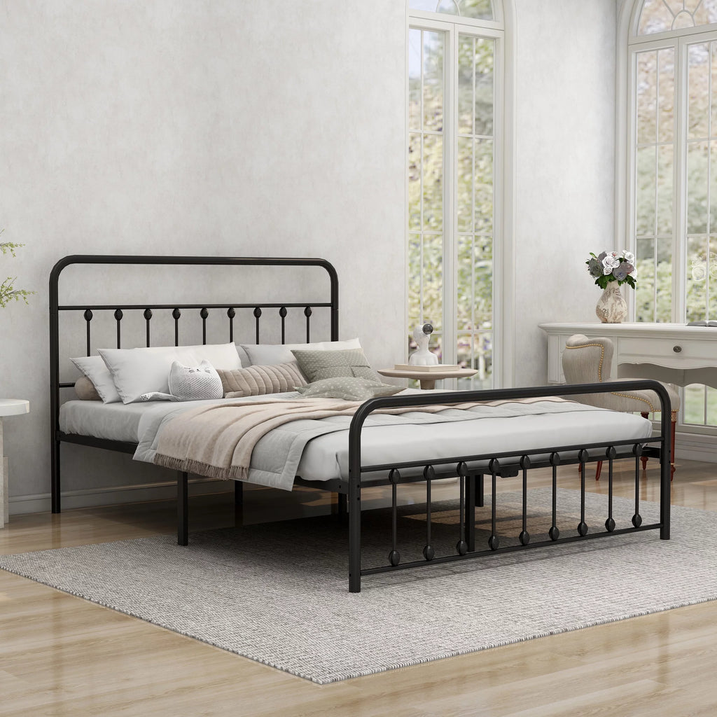 Queen Platform Metal Bed Frame M22809