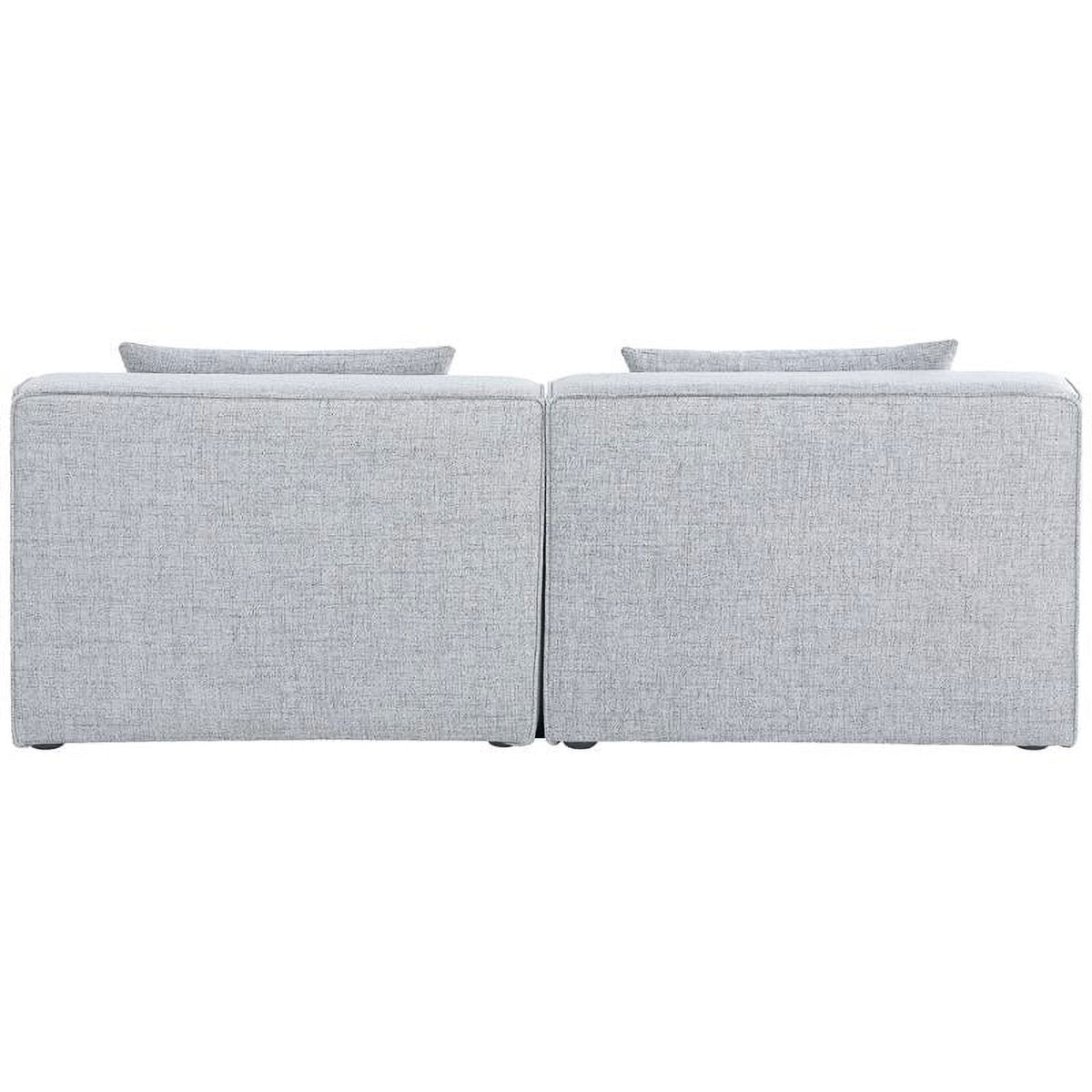 Grey Linen Modular Sofa J571274