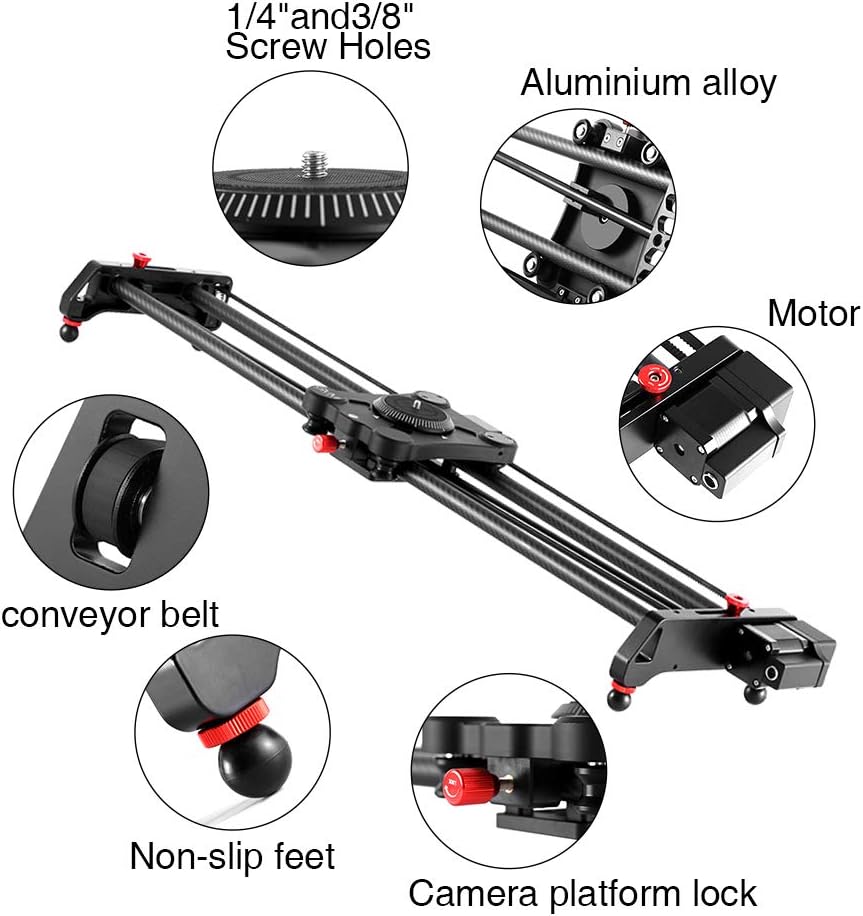 31 80cm Camera Slider Track Dolly Rail System A1392