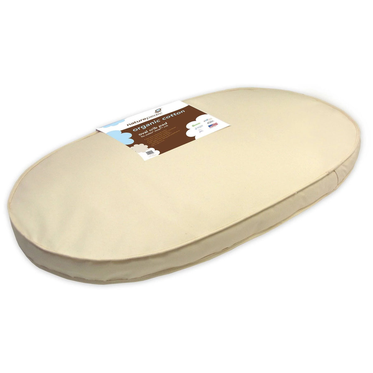 Organic Cotton Oval Crib Mattress Q2054