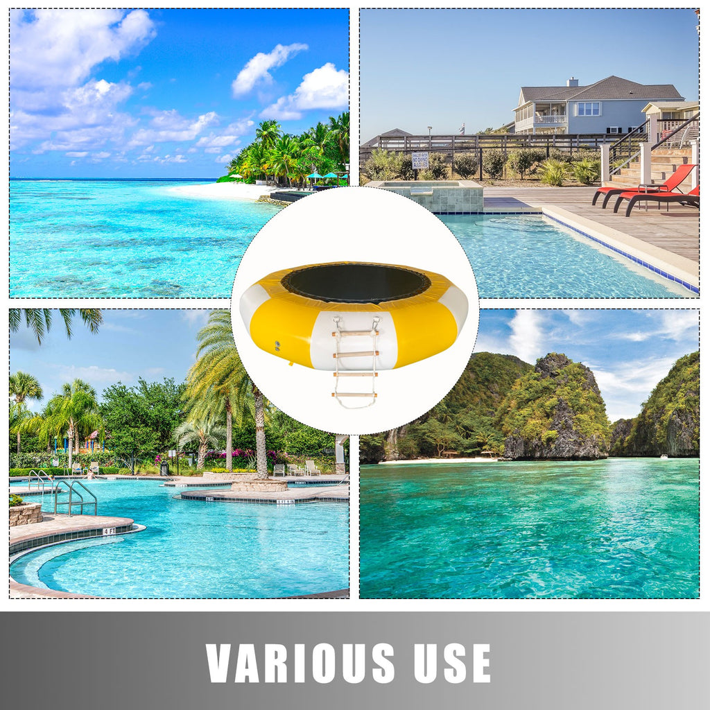10Ft Inflatable Water Trampoline Bounce Swim Platform W773