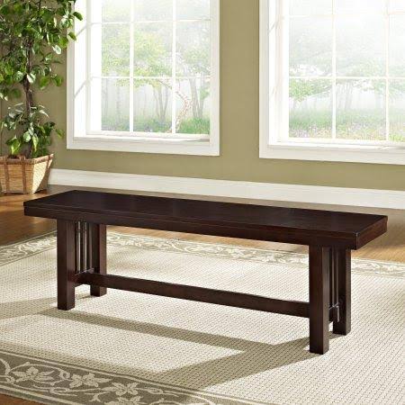 Cappuccino Wood Dining Bench Y76224