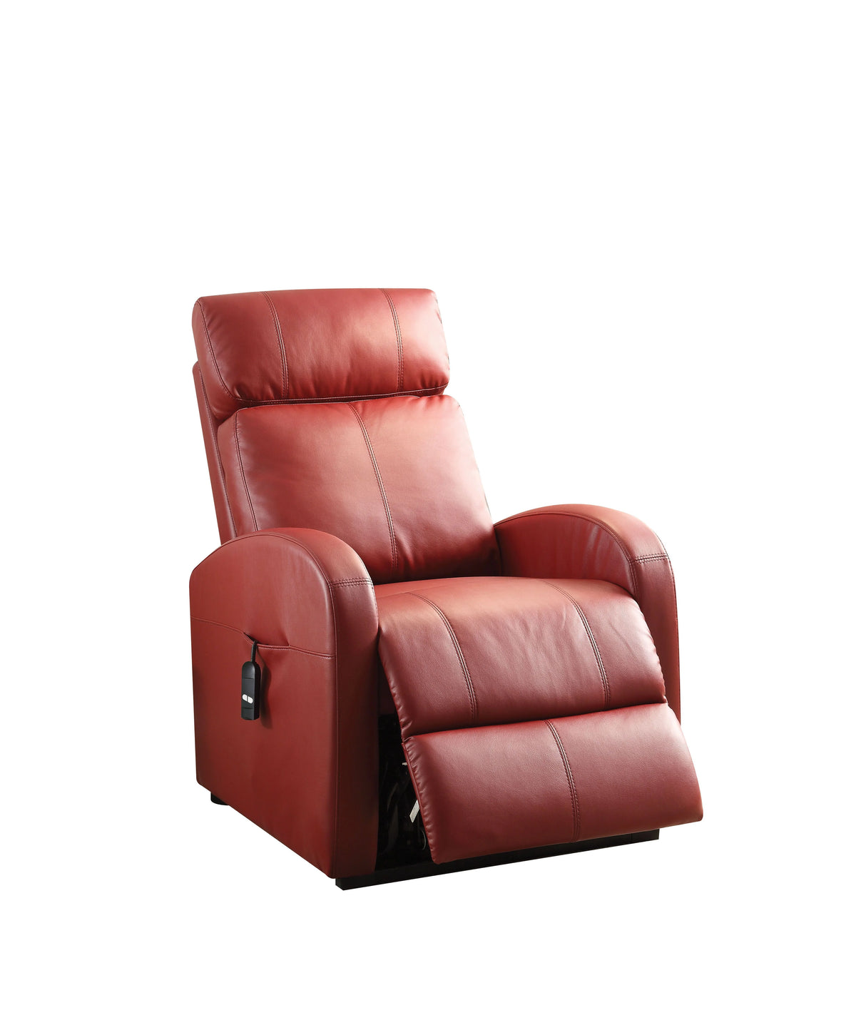 Red PU Power Lift Recliner T590198