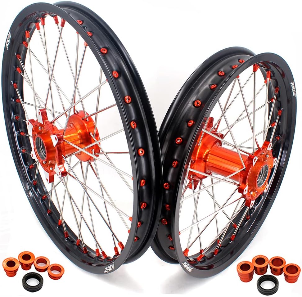 21'' 18'' Enduro Cast Motorcycle Dirtbike Wheels Rims W25527