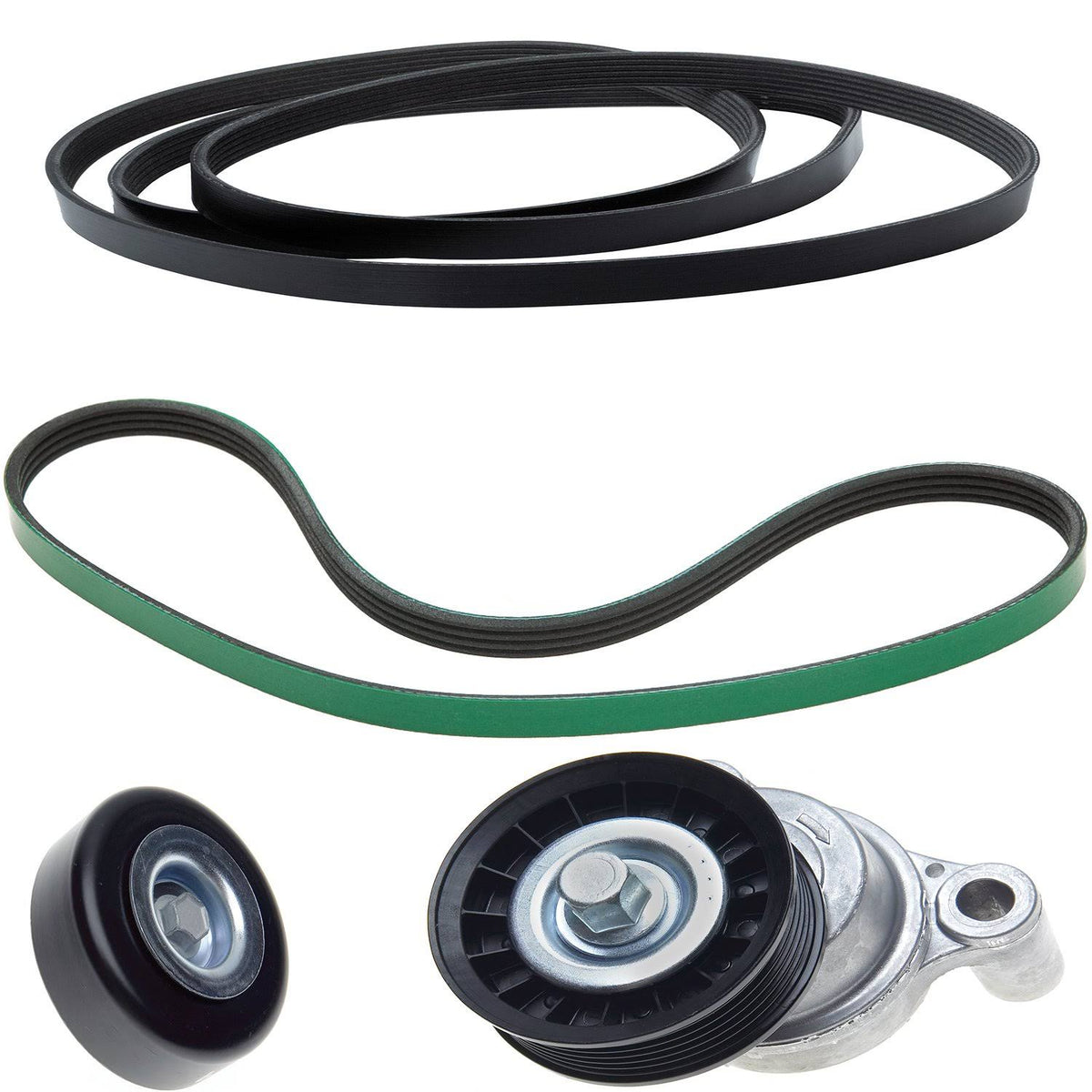Automatic Belt Tensioner and Pulley Kit with Belts Q1905