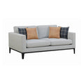 Light Gray Upholstered Fabric Sofa G803955