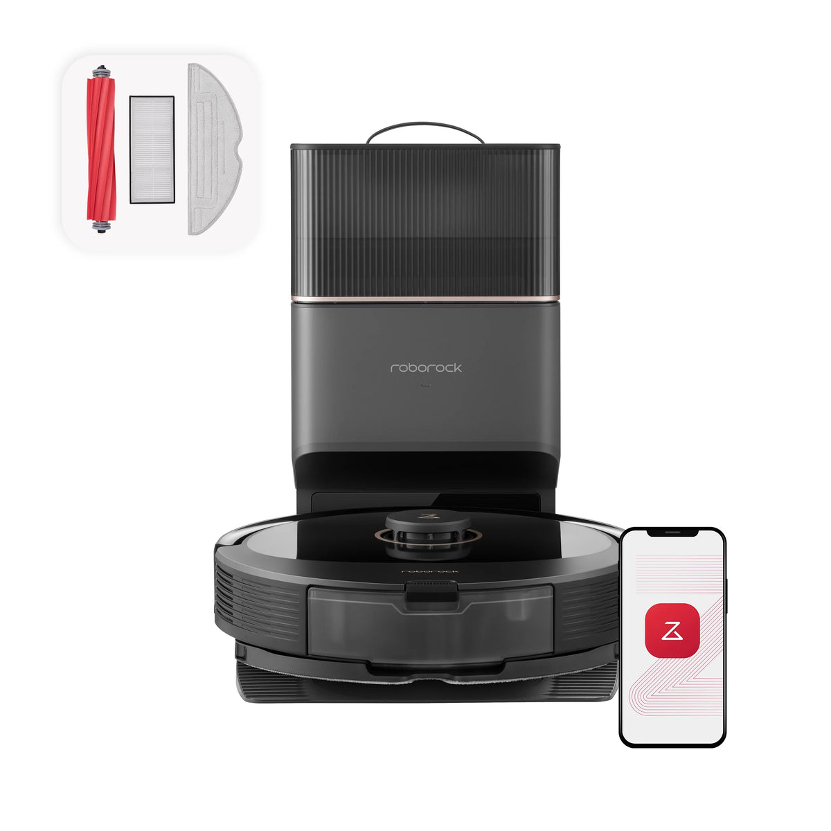 Robot Vacuum and Mop with Self-Emptying W200