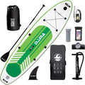 Inflatable Stand Up Paddle Board with Adjustable Paddle, Pump, Travel Backpack J45430