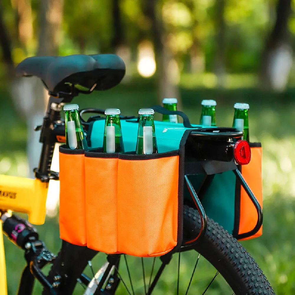 Rearseat Drink Bottle Bag Bike Water Bottle Holder Cycling Storage Bag X2457