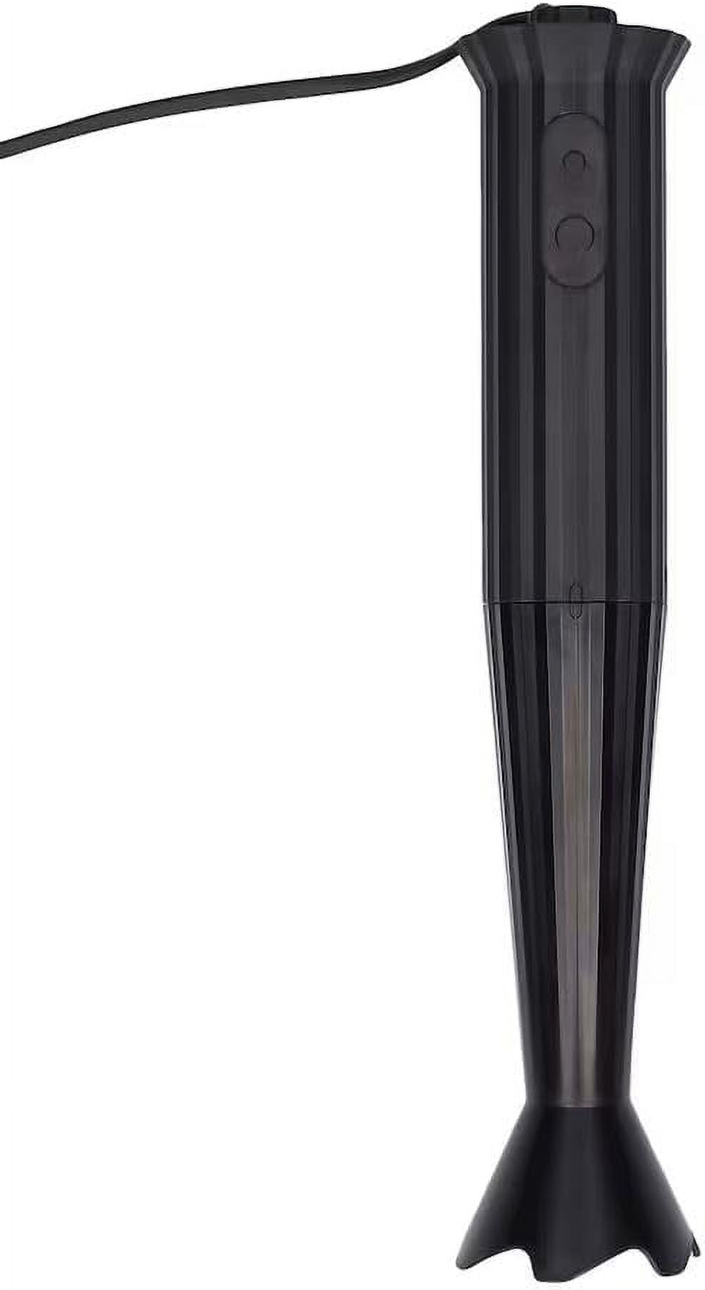 Black Hand Blender with Measuring Jug, Whisk and Chopper X44243