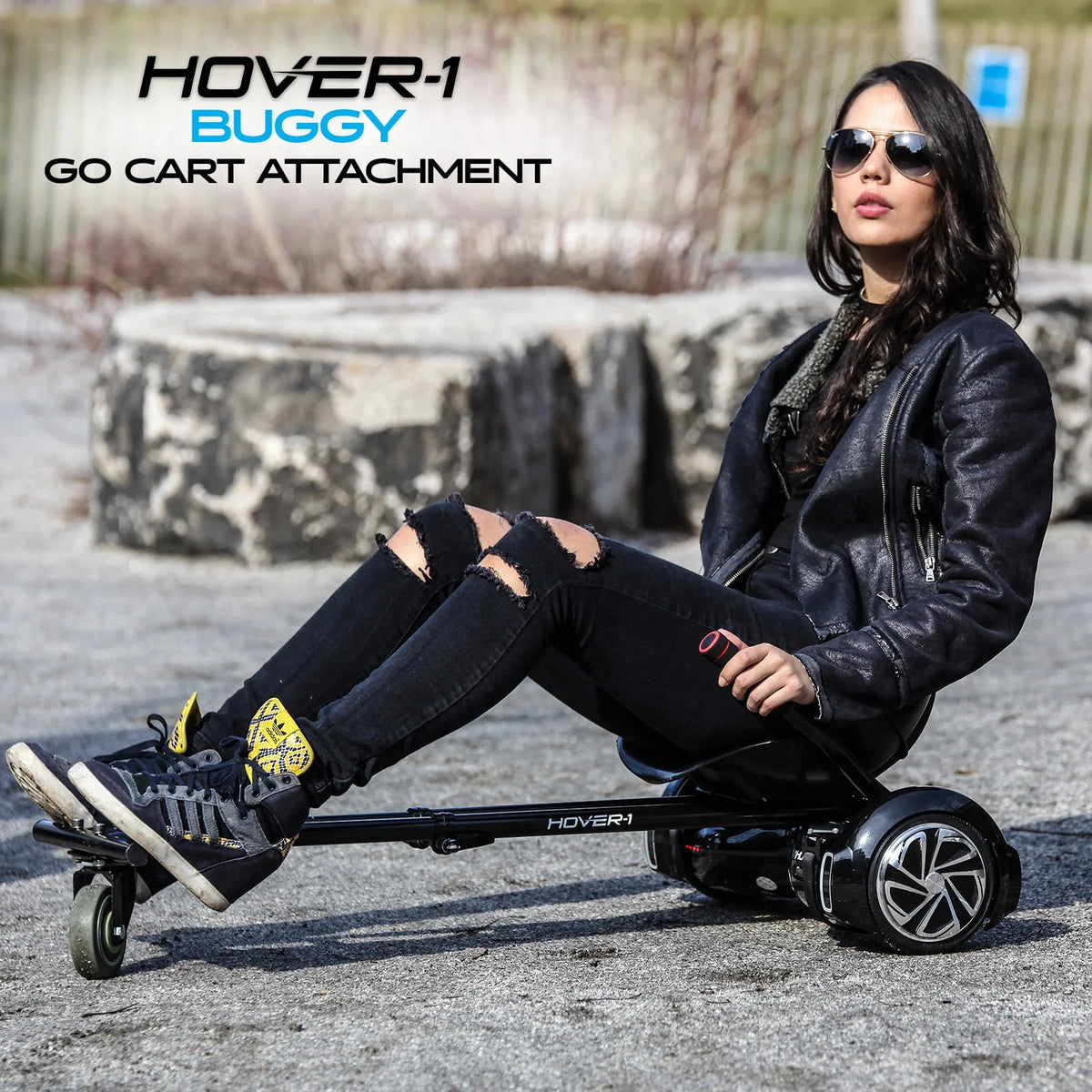 Black Hoverboard Attachment L554