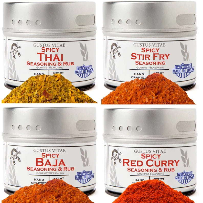 4 Pack Gourmet Seasonings and Spice Blends H1878