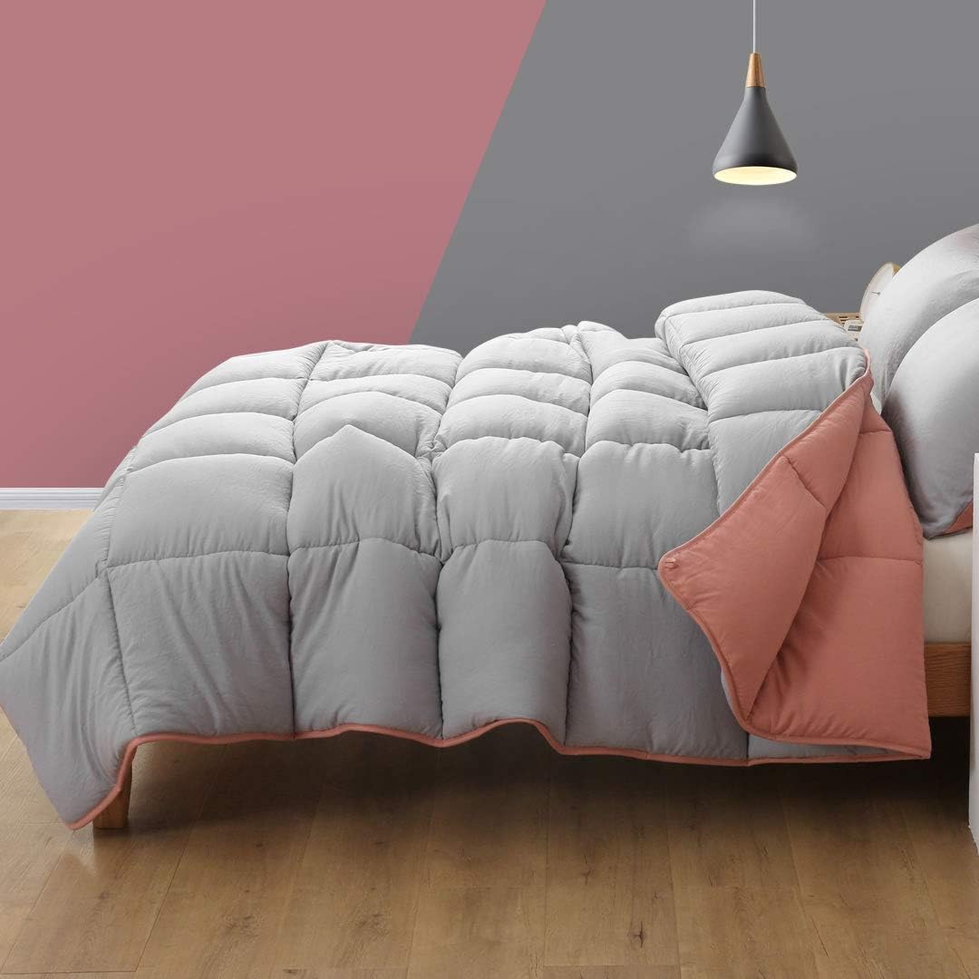 Reversible Down Alternative Comforter Set with Shams C5402
