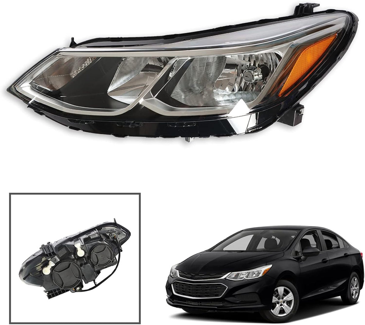 Replacement Projector Headlight Assembly Left Side J9069