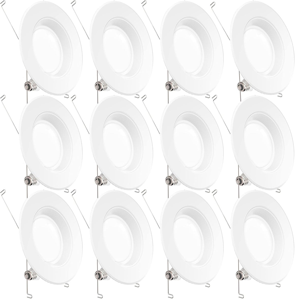 12 Pack 5/6 Inch LED Recessed Lighting Retrofit Conversion Kit L354396