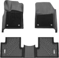 Black Floor Mats with Front Carpet Mats C643