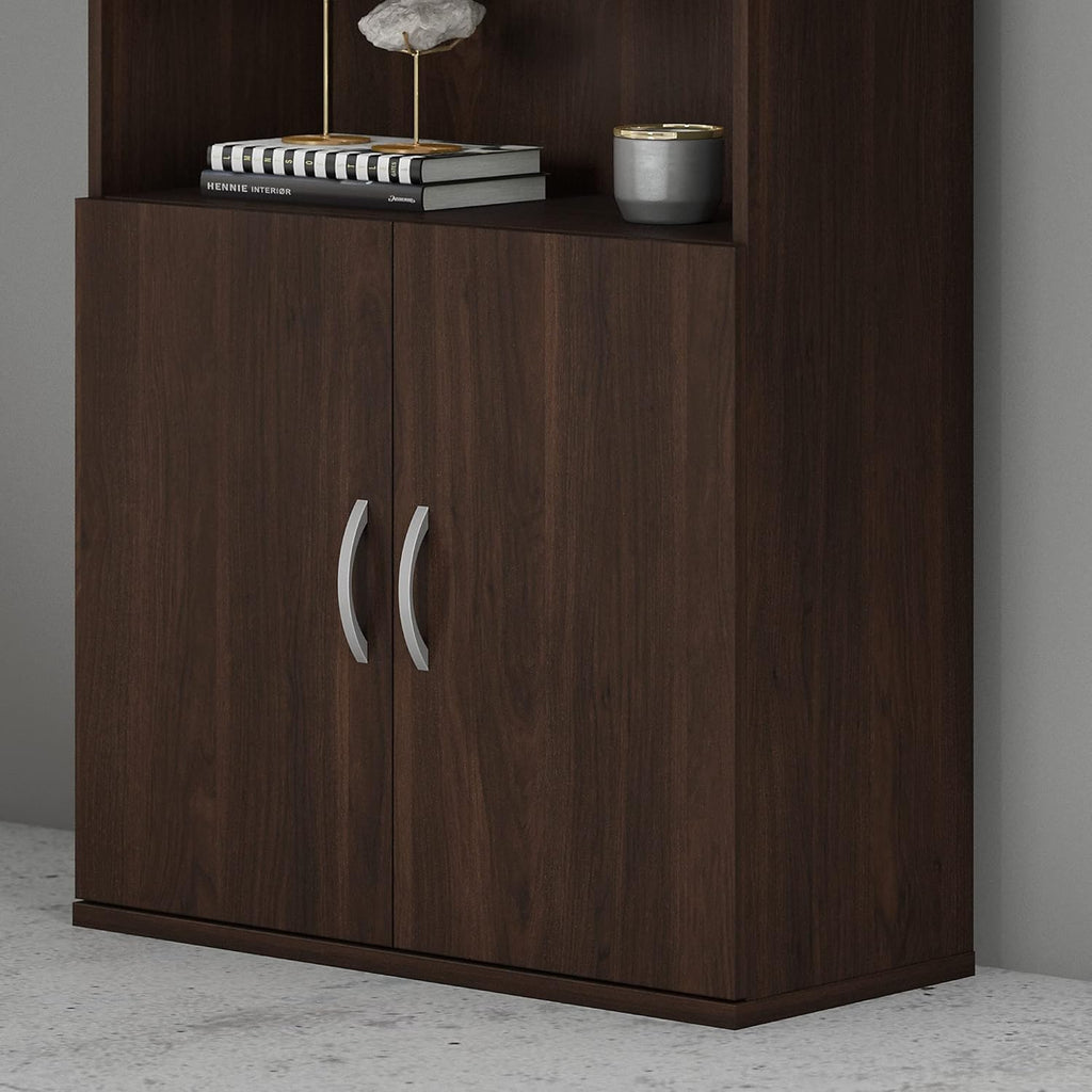 Black Walnut Bookcase Door Kit Pack of 2 C220