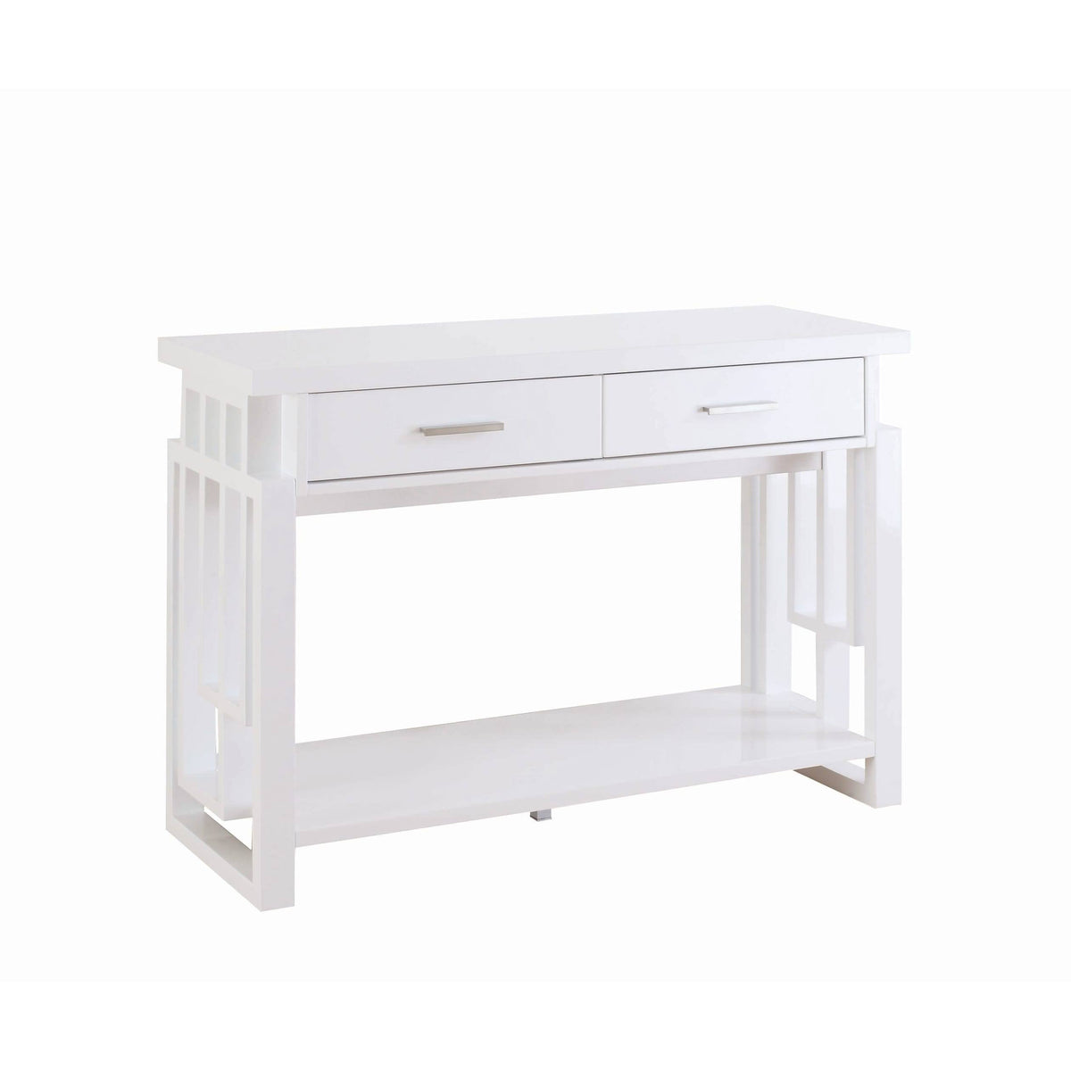 Glossy White Sofa Table G800
