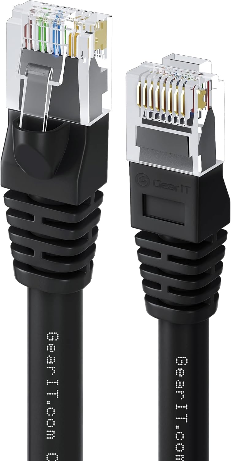 Cat 6 Ethernet Cable 5 ft (24-Pack) Black W9020