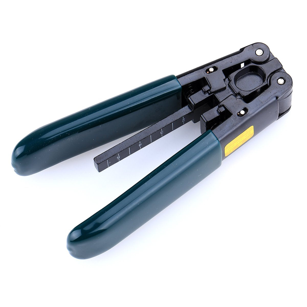 16 in 1 FTTH Fiber Optical Cable Cold Connection Tool Kit with FC-6S Fiber Cleaver Aluminum Visual Fault Locator Cable Tester Stripper Tool Kevlar Scissors Equipment U769