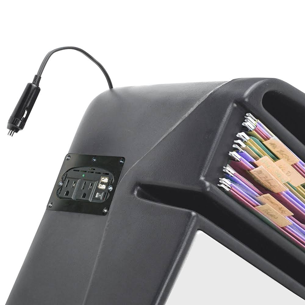 Front Seat Desk with Built-In Power Inverter S999