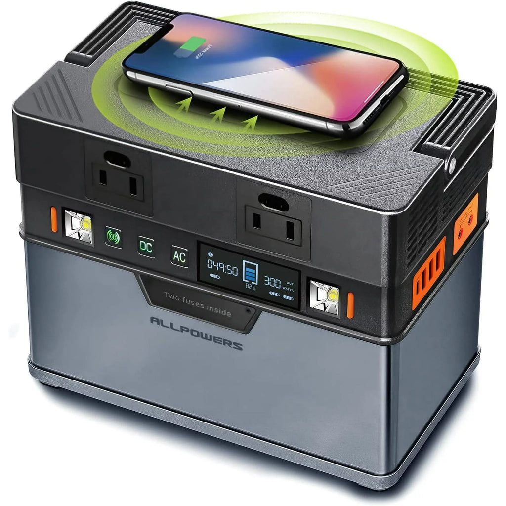 288Wh Portable Power Station with 300 Watt AC Outlets Q735