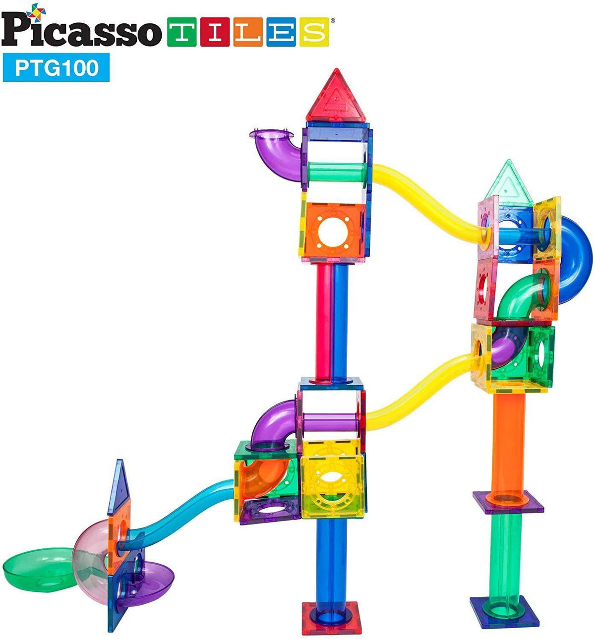 Magnetic Marble Run 100 Piece Building Set V8297