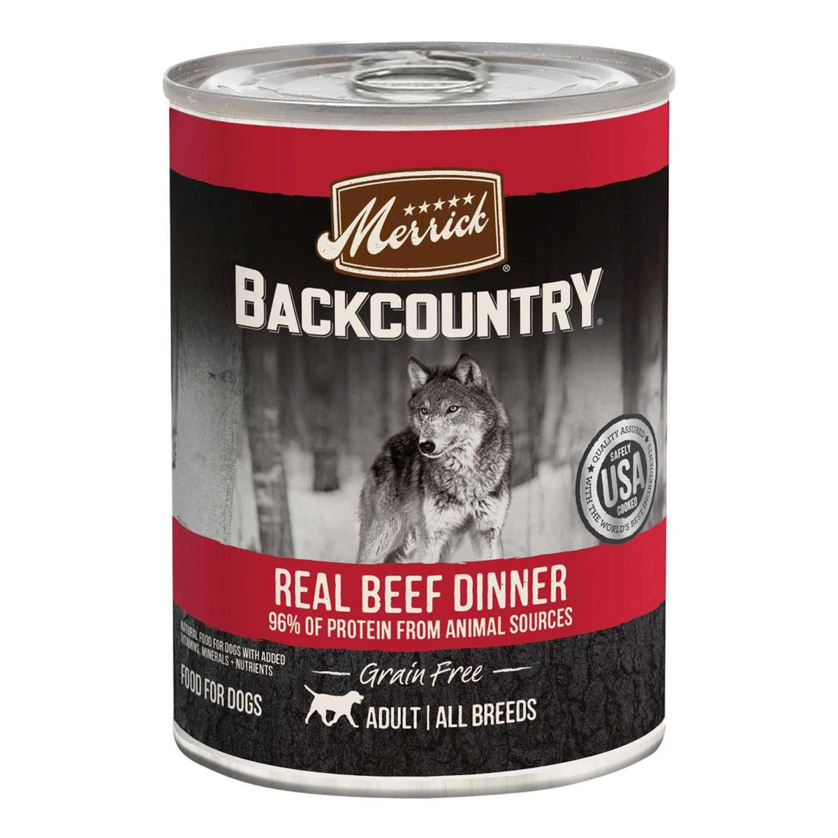 96% Real Beef Grain Free Canned Dog Food G5144