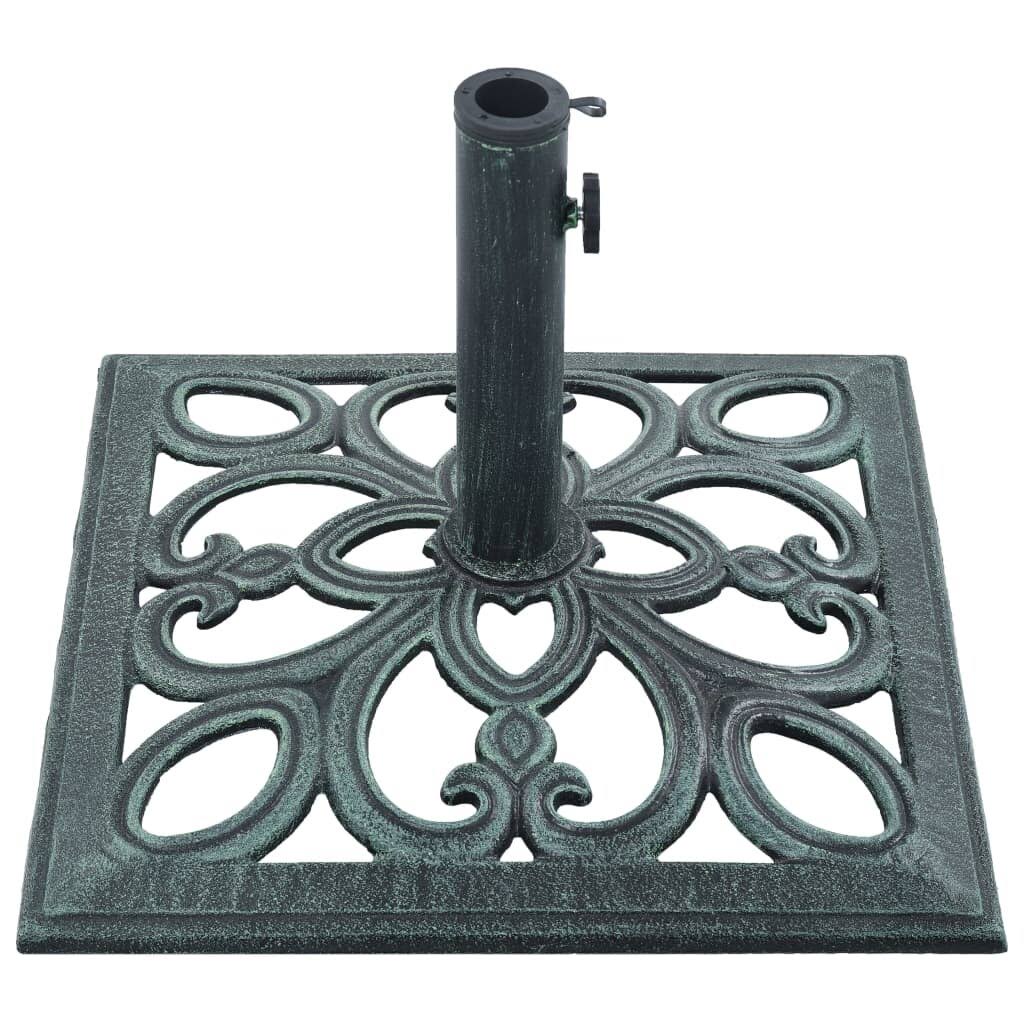Green 26.5 lbs Cast Iron Umbrella Base R11748