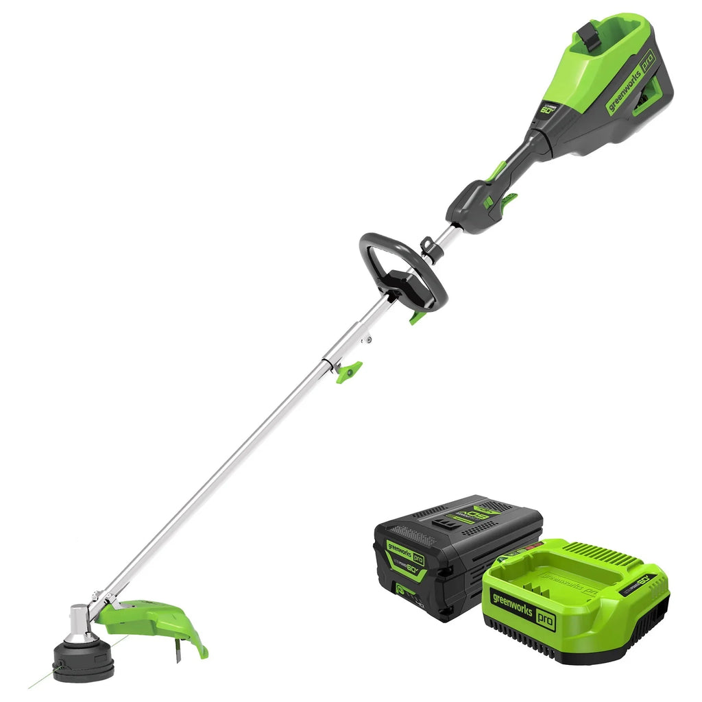 60V Cordless Battery String Trimmer with Battery & Charger V9714